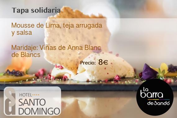 Imagen con texto Mousse de Lima Tapa Tour 2017 Barra de Sandó Imagen con texto Mousse de Lima Tapa Tour 2017 Barra de Sandó