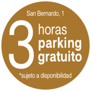 3 horas de Parking gratis
