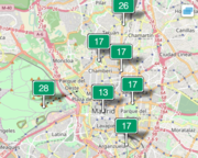 Calidad el aire en Madrid 17 de enero 2017 Calidad el aire en Madrid 17 de enero 2017